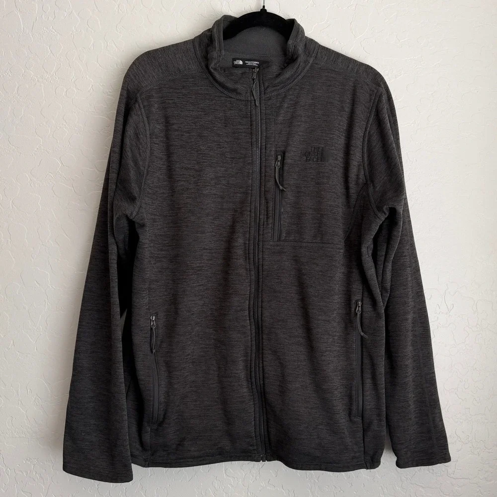 The North Face Men's Full Zip Jacket Gray Large